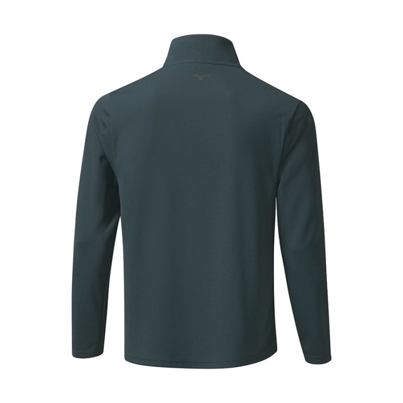 Mizuno Breath Thermo ST 1/4 Zip Donkerblauw | DDUT6201