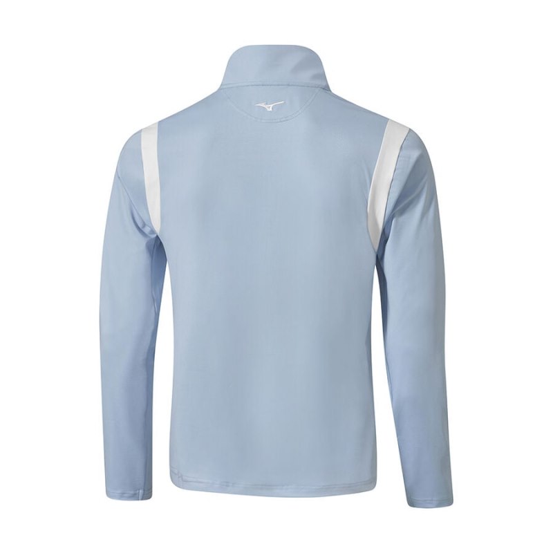 Mizuno Breeze Elite 1/4 Zip Lichtblauw | EGOP6855