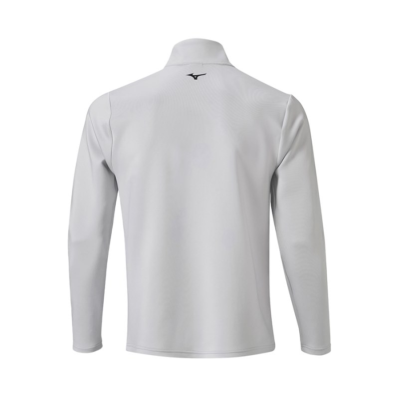 Mizuno Brze Tstripe 1/4 Zip Grijs | BLWN6189