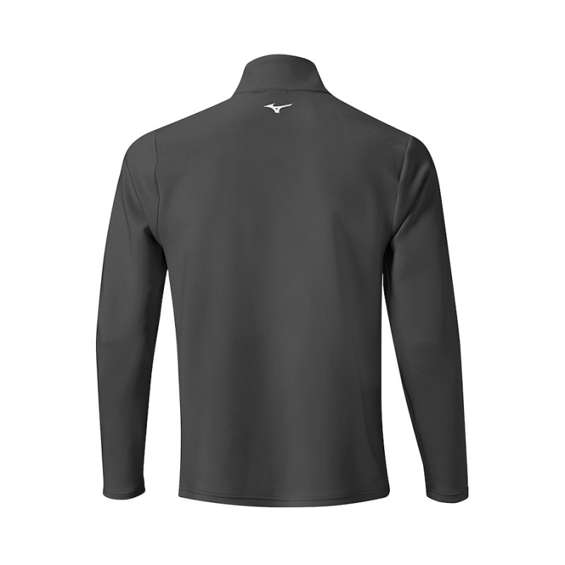 Mizuno Brze Tstripe 1/4 Zip Zwart | LEFR6689