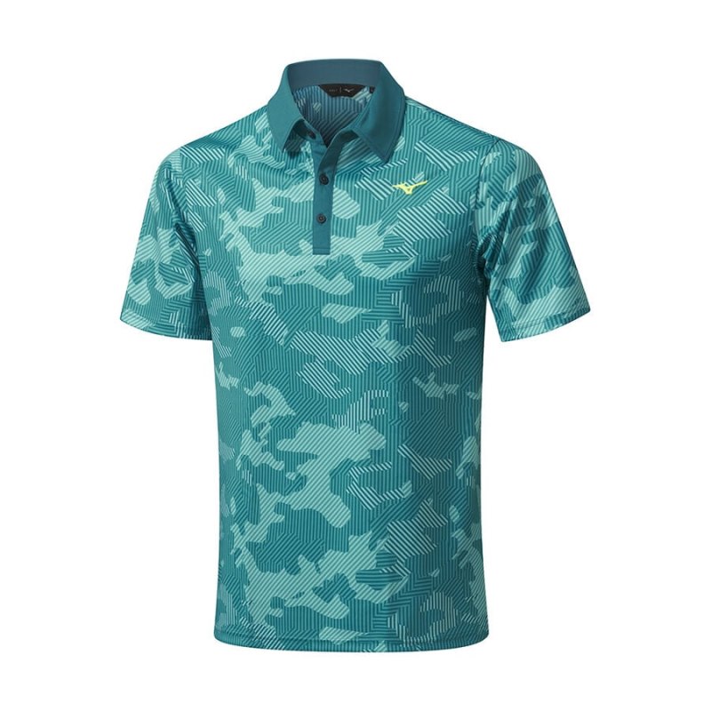 Mizuno Camo Shirt Donkergroen | RTAS8341