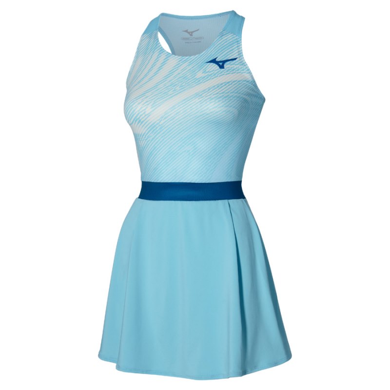 Mizuno Charge Printed Dress Lichtturquoise | XSAO0377