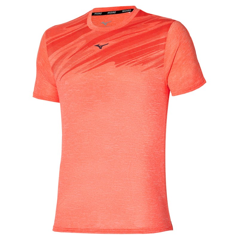 Mizuno Core Graphic Tee Rood | TIFW8055