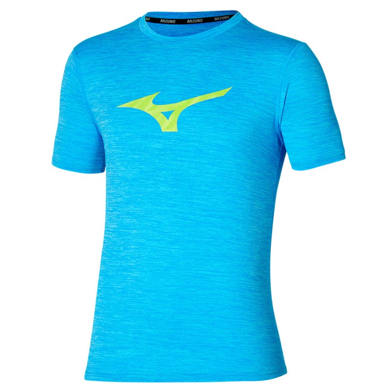 Mizuno Core RB Tee Blauw | AQTP8252