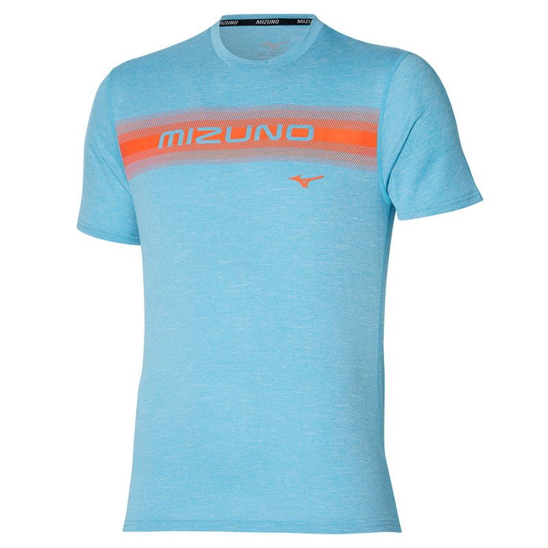 Mizuno Core Tee Blauw | VDSS9883