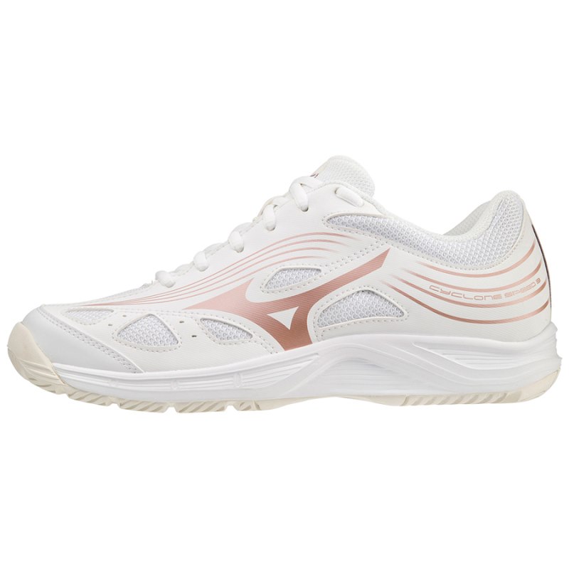 Mizuno Cyclone Speed 3 Wit Roze | ICCL2873