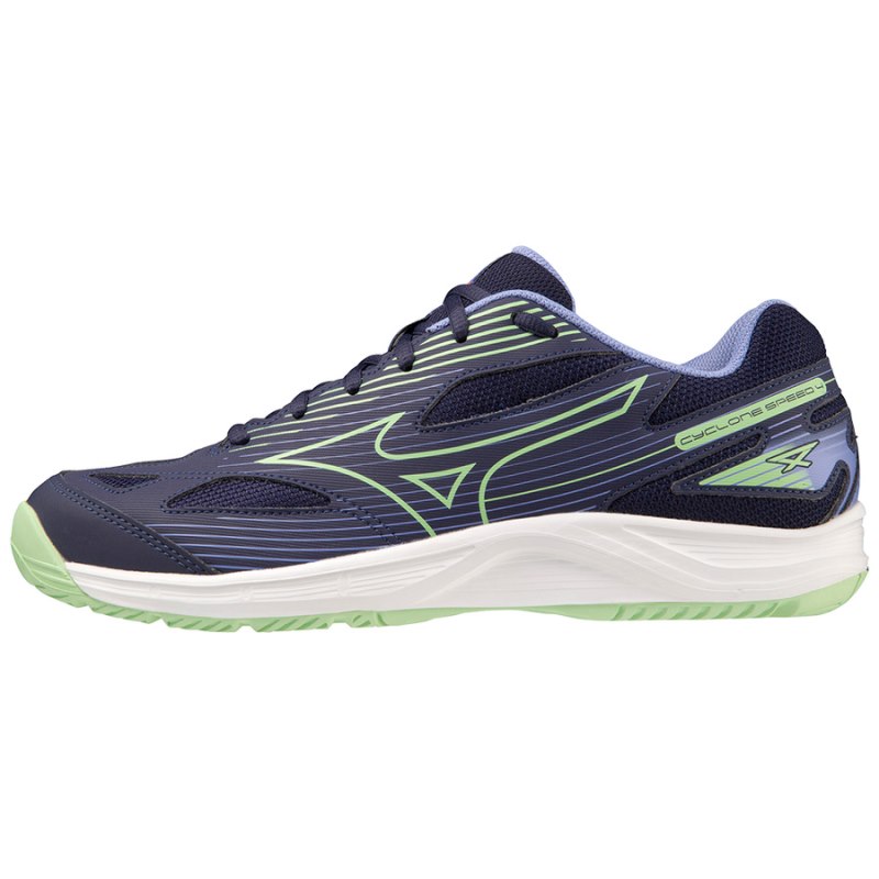 Mizuno Cyclone Speed 4 Donkerblauw Groen Paars | IOZK2263