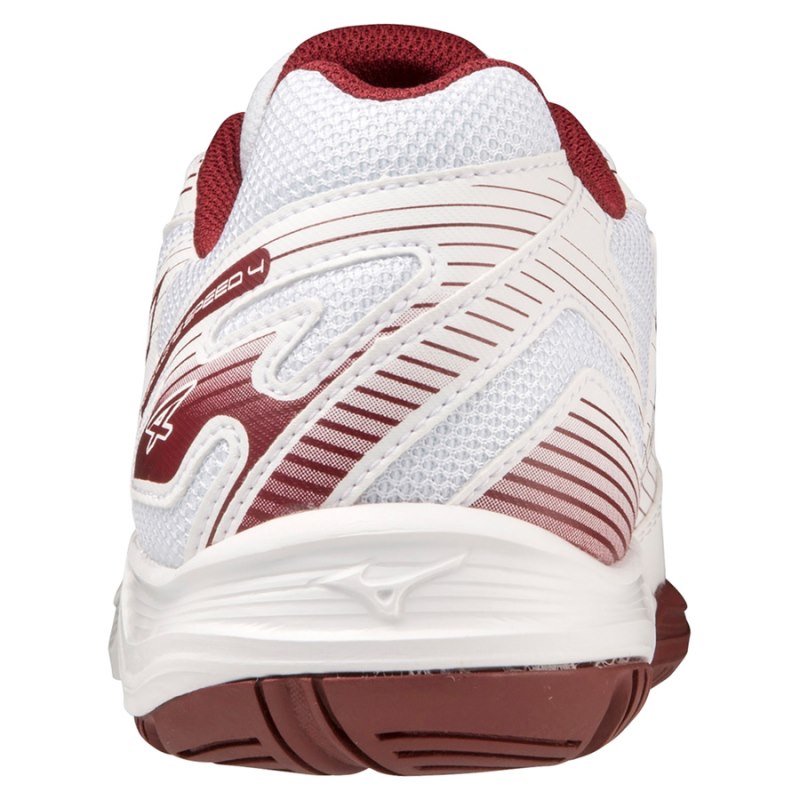 Mizuno Cyclone Speed 4 Wit Donkerrood | BBAK9662