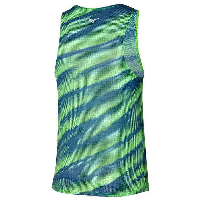 Mizuno Dryaeroflow Graphic Lichtgroen | AFMG4770