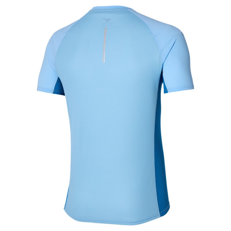 Mizuno Dryaeroflow Graphic Tee Blauw | ASCQ1780