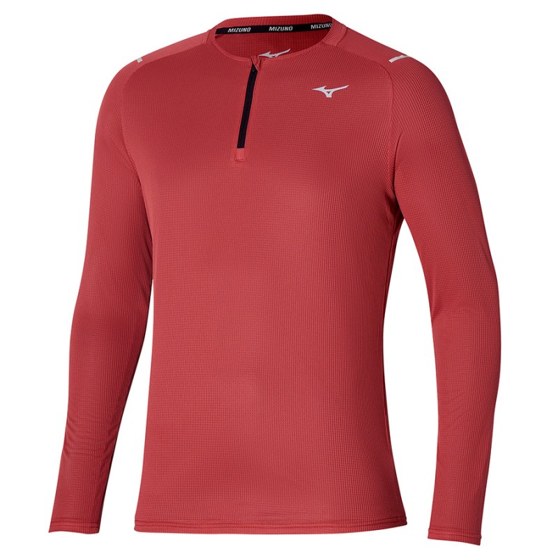 Mizuno Dryaeroflow LS HZ Rood | URLY8261