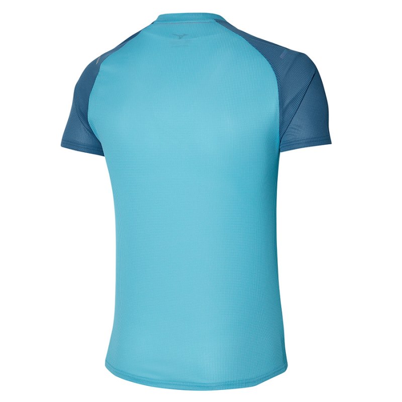 Mizuno Dryaeroflow Tee Blauw | CGLP1938