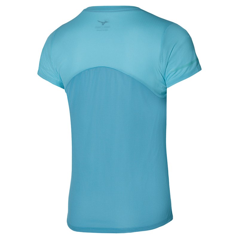 Mizuno Dryaeroflow Tee Blauw | TMBE0459