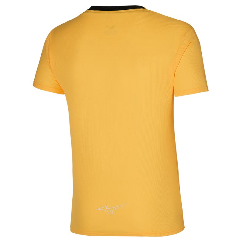 Mizuno Dryaeroflow Tee Geel | MXYN9067