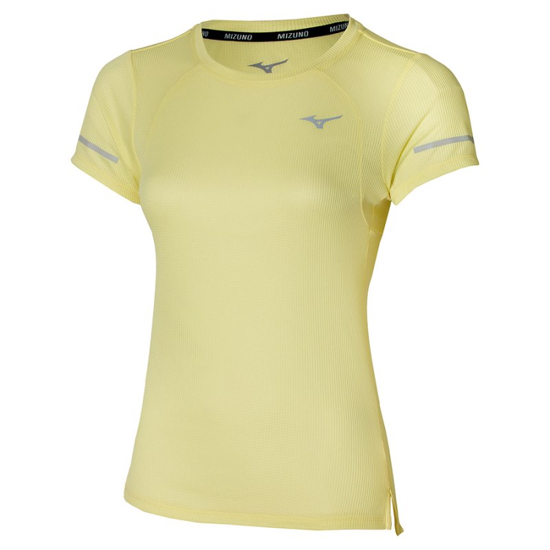 Mizuno Dryaeroflow Tee Lichtgroen Geel | JKWW7574