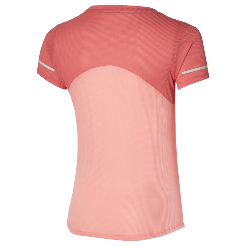 Mizuno Dryaeroflow Tee Lichtkoraal | PNUJ7095