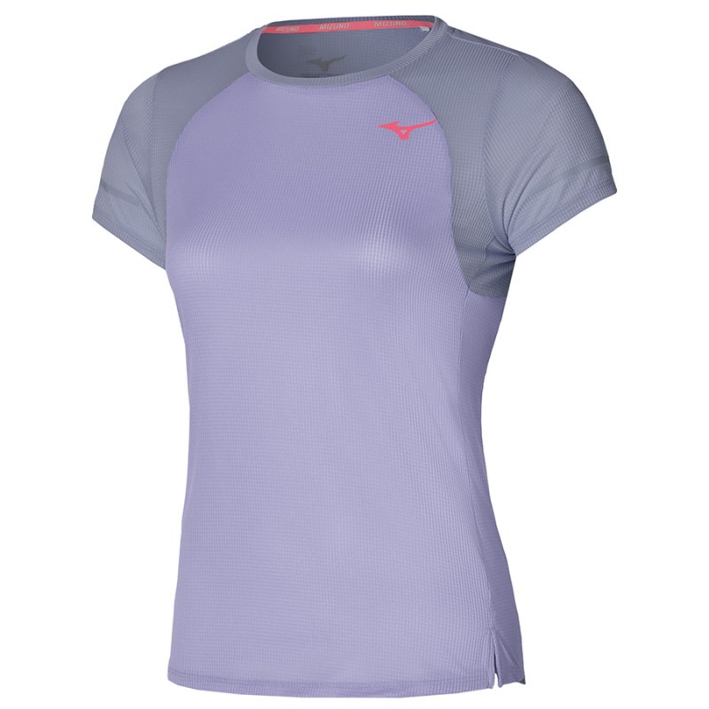 Mizuno Dryaeroflow Tee Paars | IIQZ8145