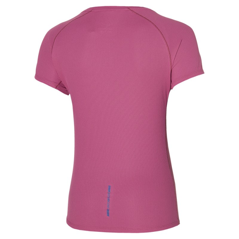 Mizuno Dryaeroflow Tee Roze | WBXB1597