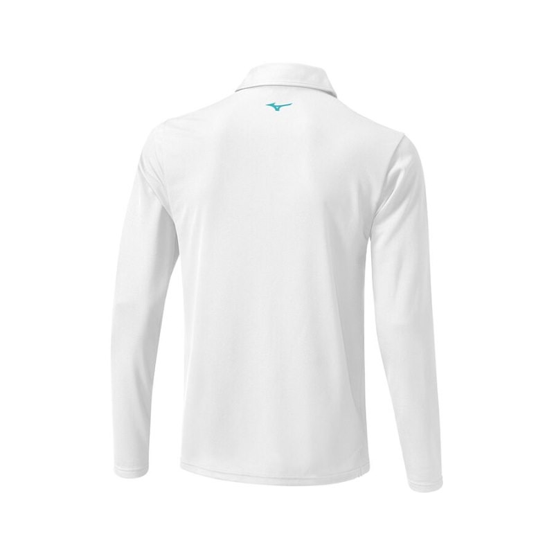 Mizuno Elite L/S Shirt Wit | VOAR2533