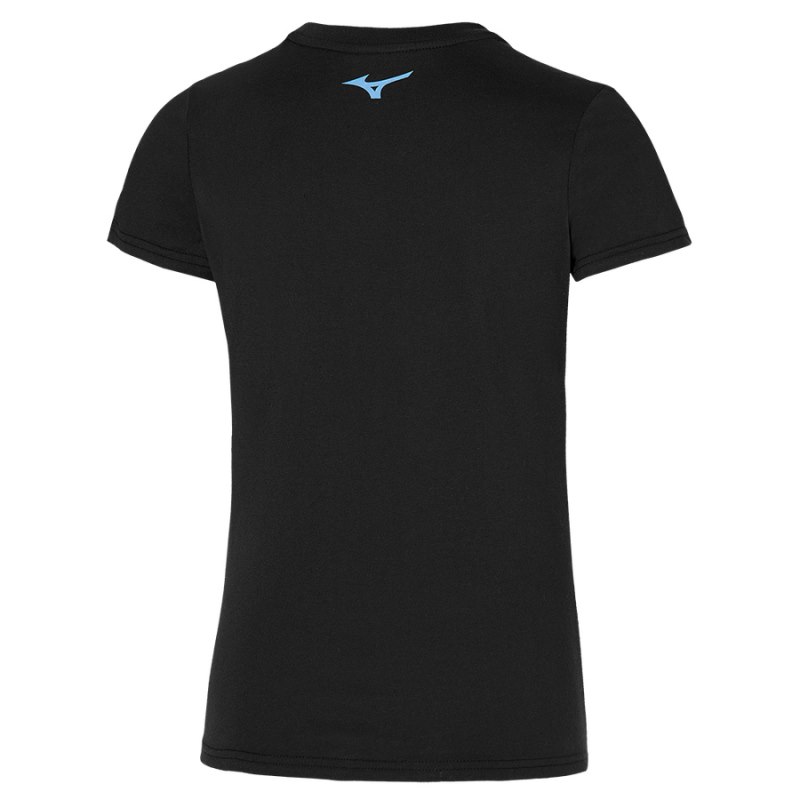 Mizuno Graphic Tee Zwart | BXAS6890