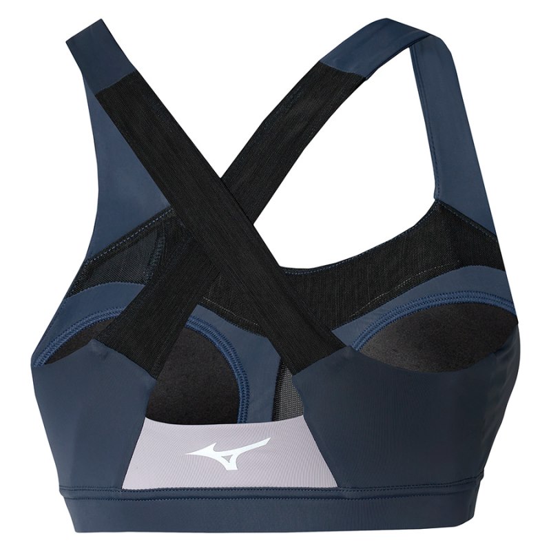 Mizuno High Support Bra Donkerblauw Blauw | ADGN3630