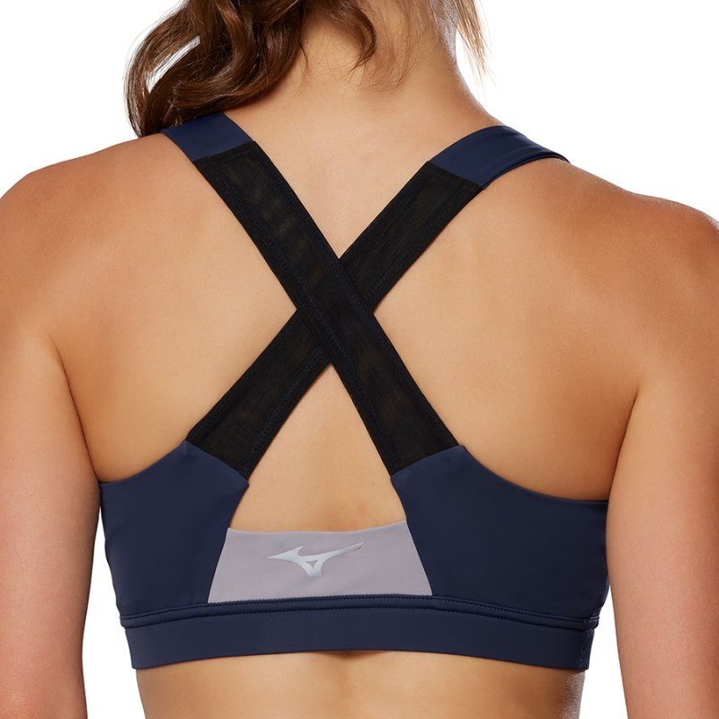 Mizuno High Support Bra Donkerblauw Blauw | ADGN3630