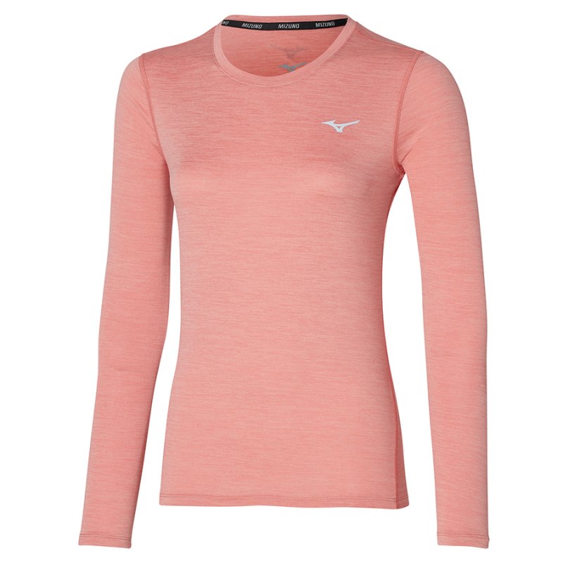 Mizuno Impulse Core Longsleeve Lichtkoraal | LUAD1568