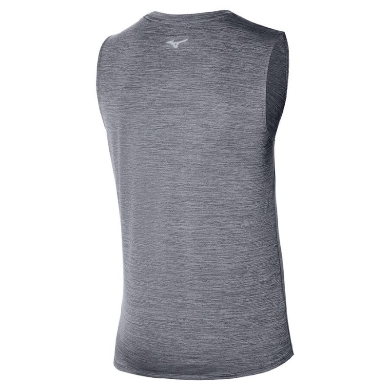 Mizuno Impulse Core Sleeveless Donkergrijs | UIUQ3212