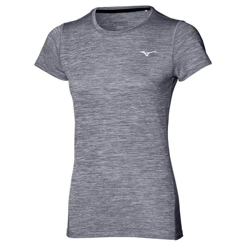 Mizuno Impulse Core Tee Donkergrijs | BVCA2109