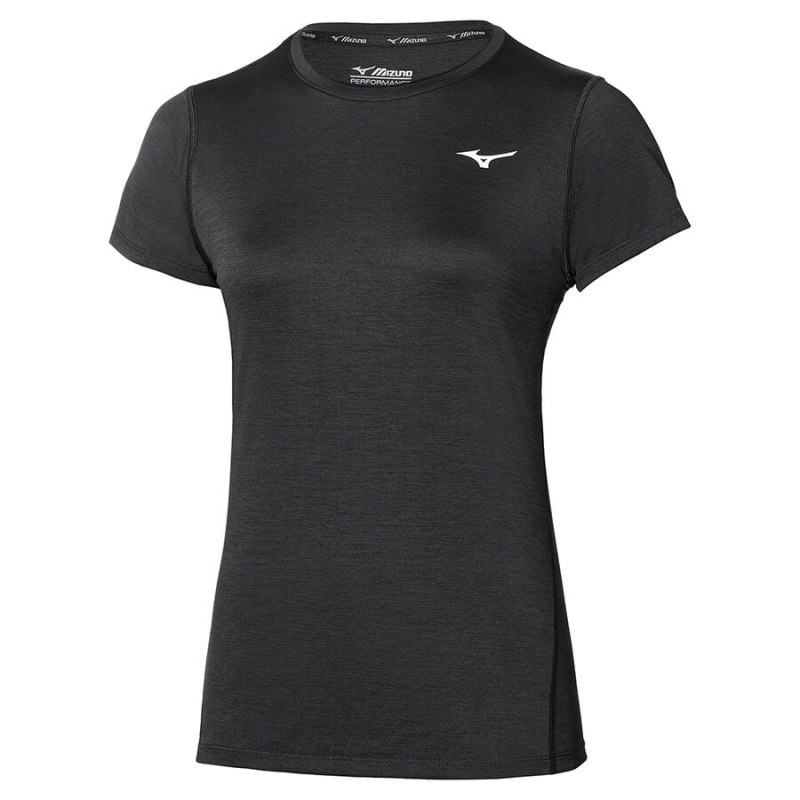 Mizuno Impulse Core Tee Zwart | IUQZ5693