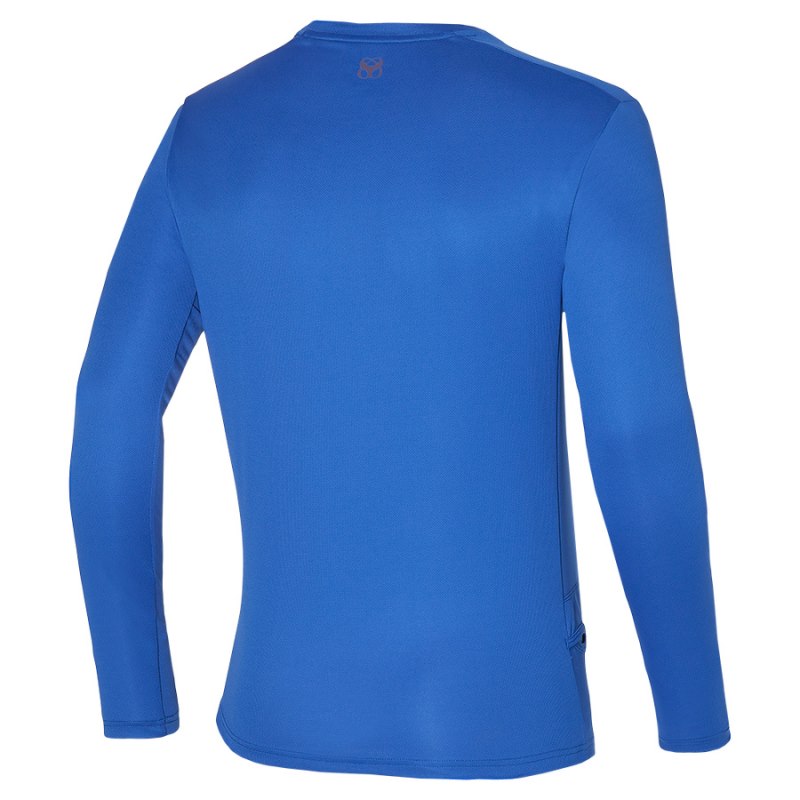 Mizuno Inifinity 88 LS Tee Blauw | ILPB7183