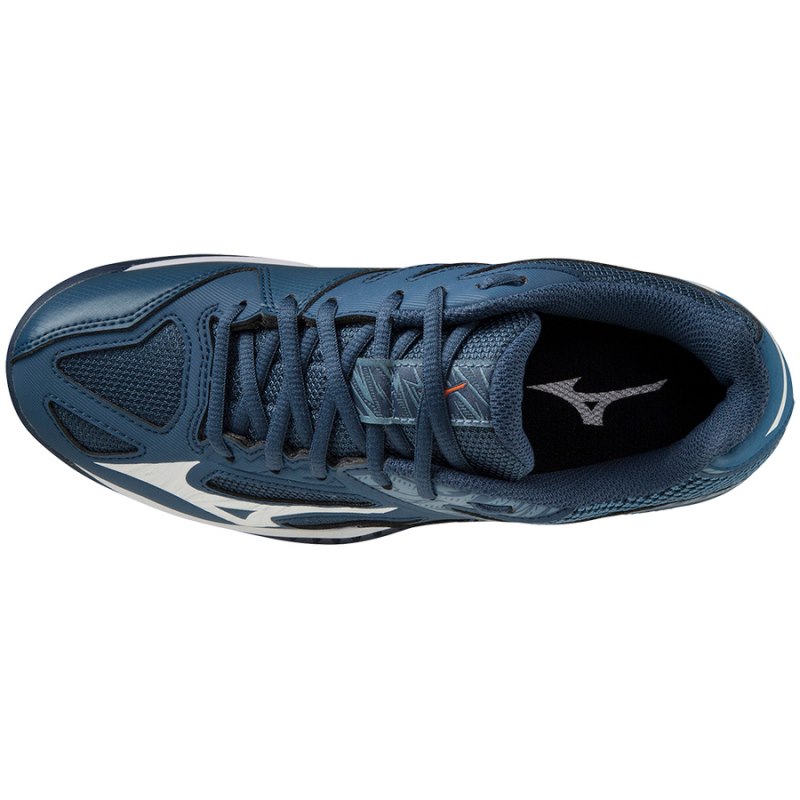 Mizuno Lightning Star Z6 JR Donkerblauw Wit Blauw | UDRM0568