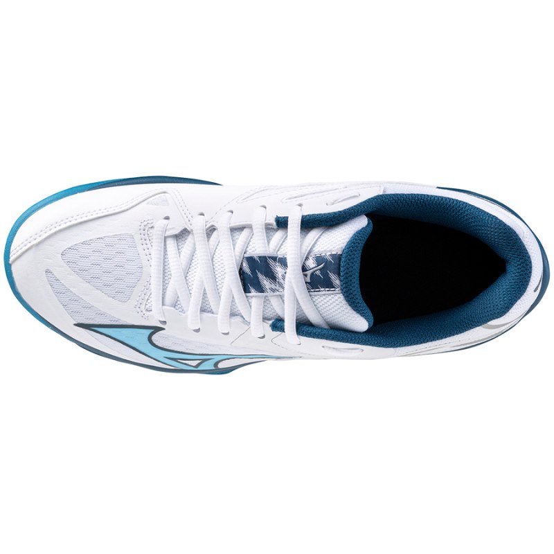 Mizuno Lightning Star Z7 JR. Wit Blauw Zilver | VKDK8630