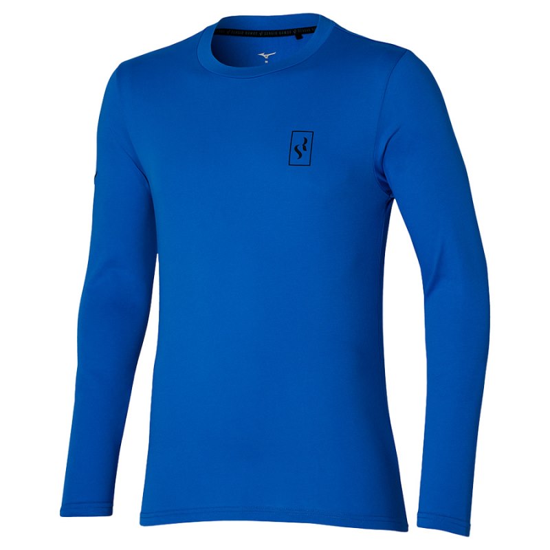 Mizuno Long Sleeve Shirt SR Blauw | RXXT5672