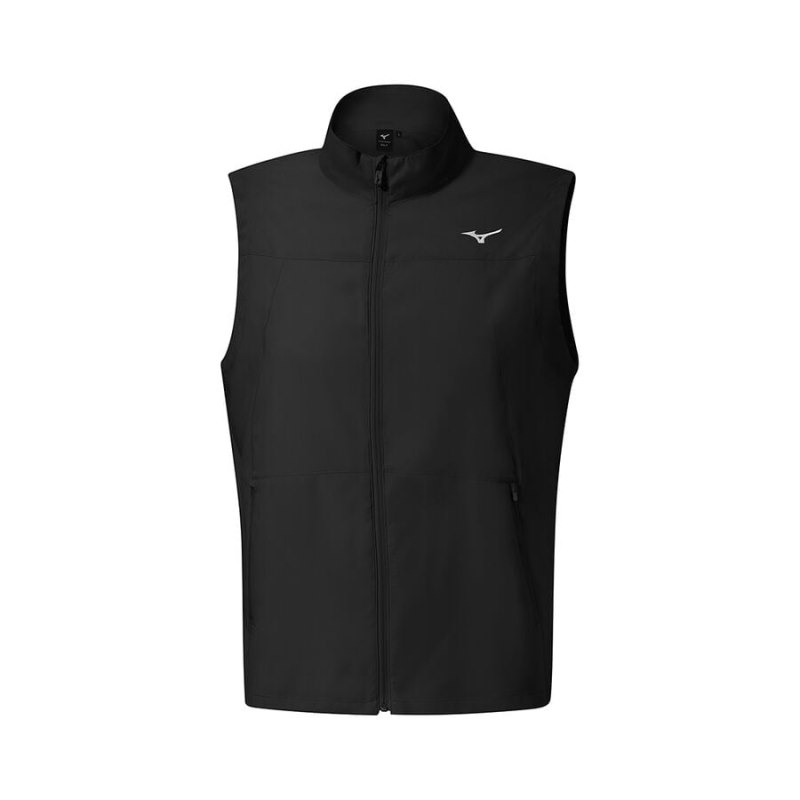 Mizuno MT Drizzle Vest Zwart | RLHI9401