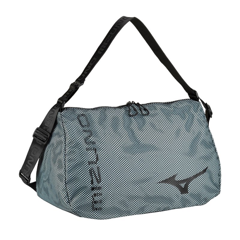 Mizuno Mesh Holdall 22 Blauw Grijs | FMBL9856