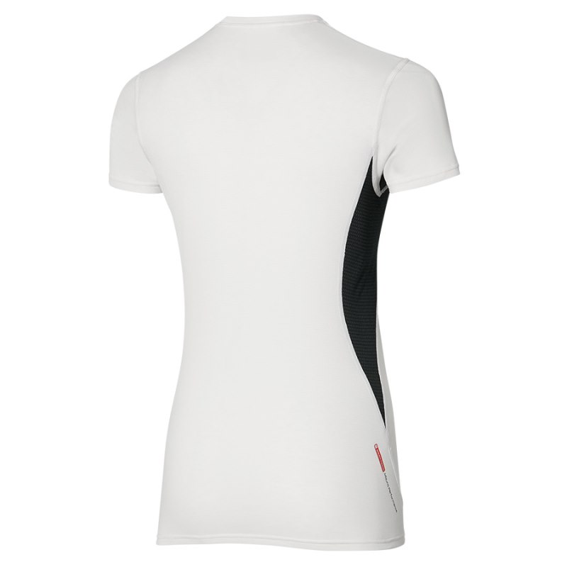 Mizuno Midweight L Tee Wit | BVSN8597