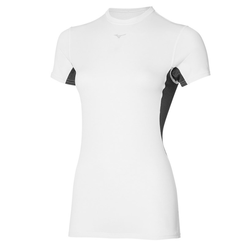 Mizuno Midweight L Tee Wit | BVSN8597