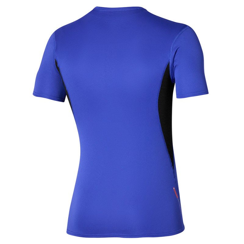 Mizuno Midweight Light Tee Blauw | ICDJ8040