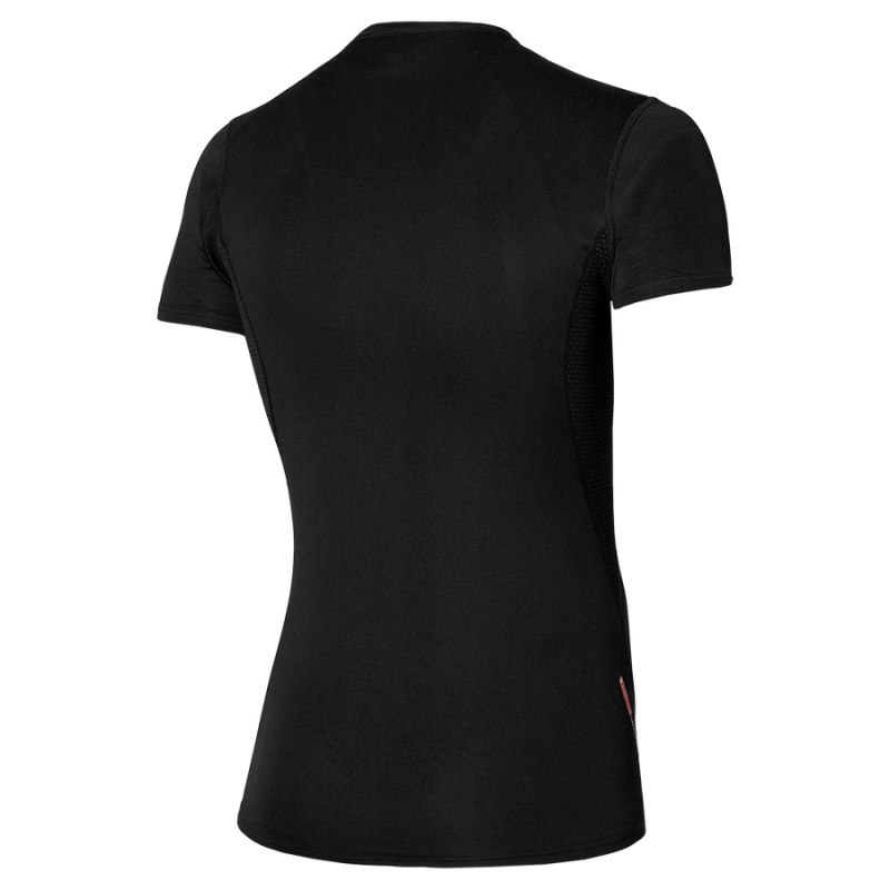 Mizuno Midweight Light Tee Zwart | NHBV4790