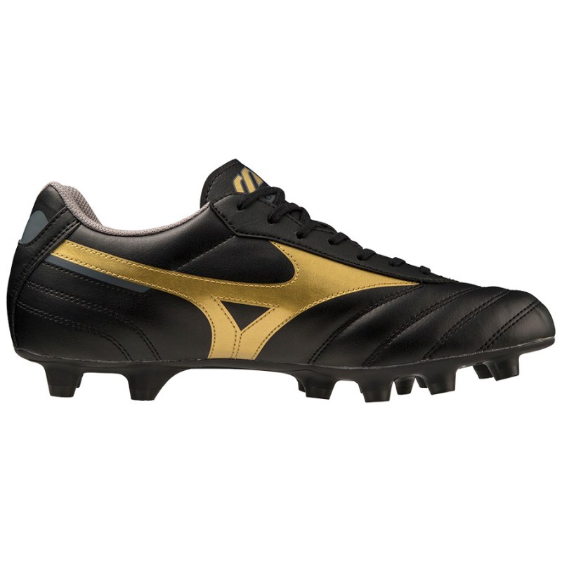 Mizuno Morelia II Club Zwart Goud Donkergrijs | TKHD1633