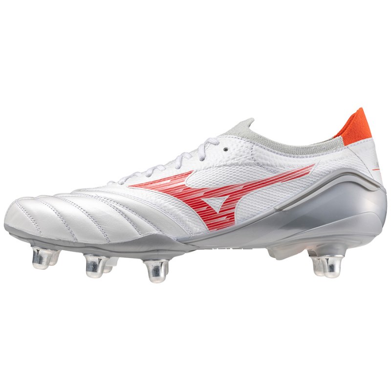 Mizuno Morelia Neo IV β Elite Si Wit Rood Koraal | WRFC3722