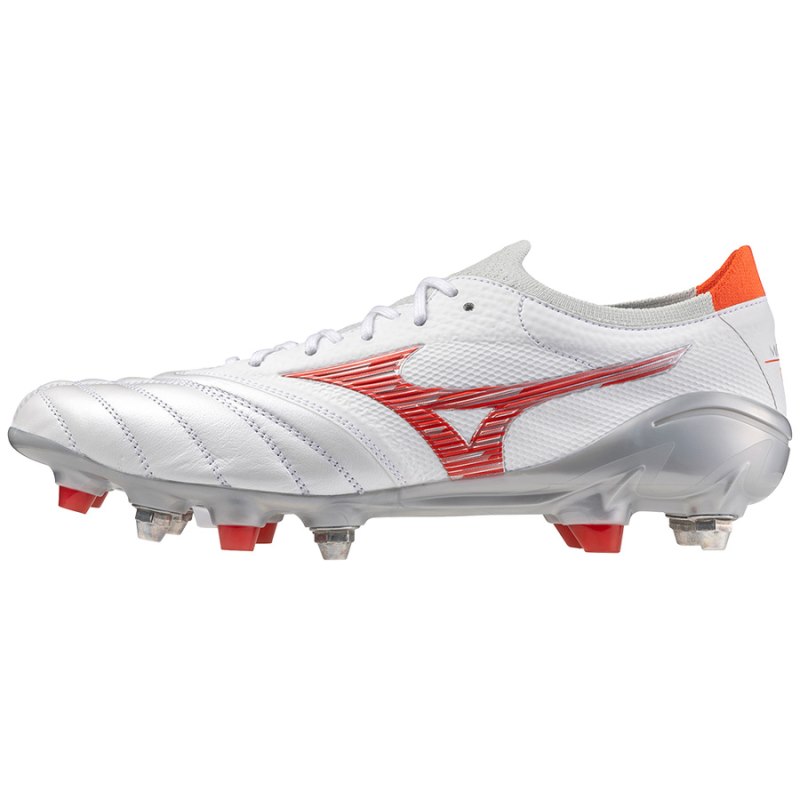 Mizuno Morelia Neo IV β Japan Mix Wit Rood Koraal | KQBJ6842