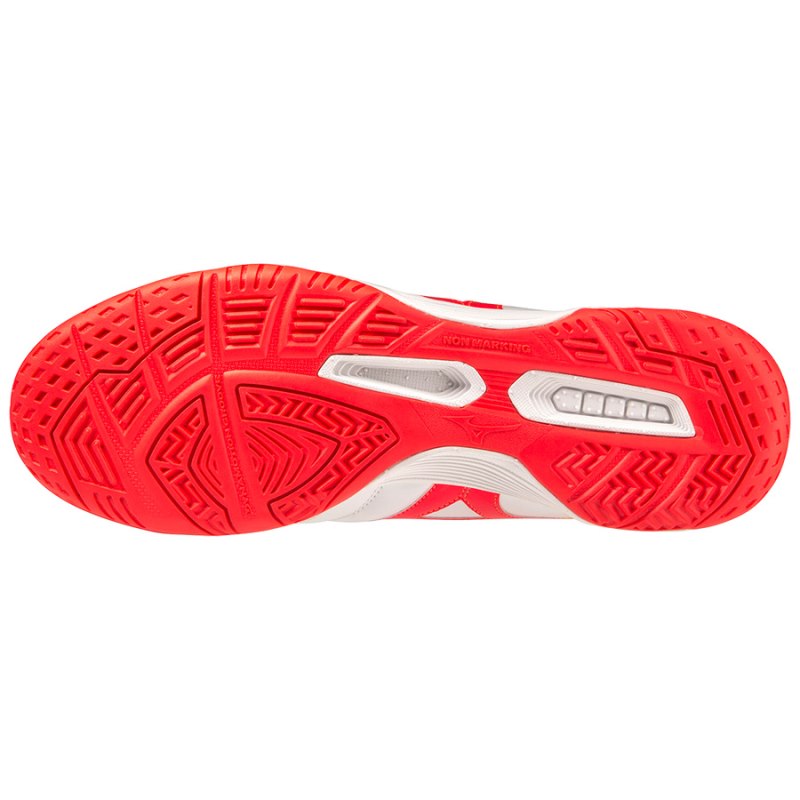 Mizuno Morelia Sala Classic IN Wit Rood Geel | PTOB3893