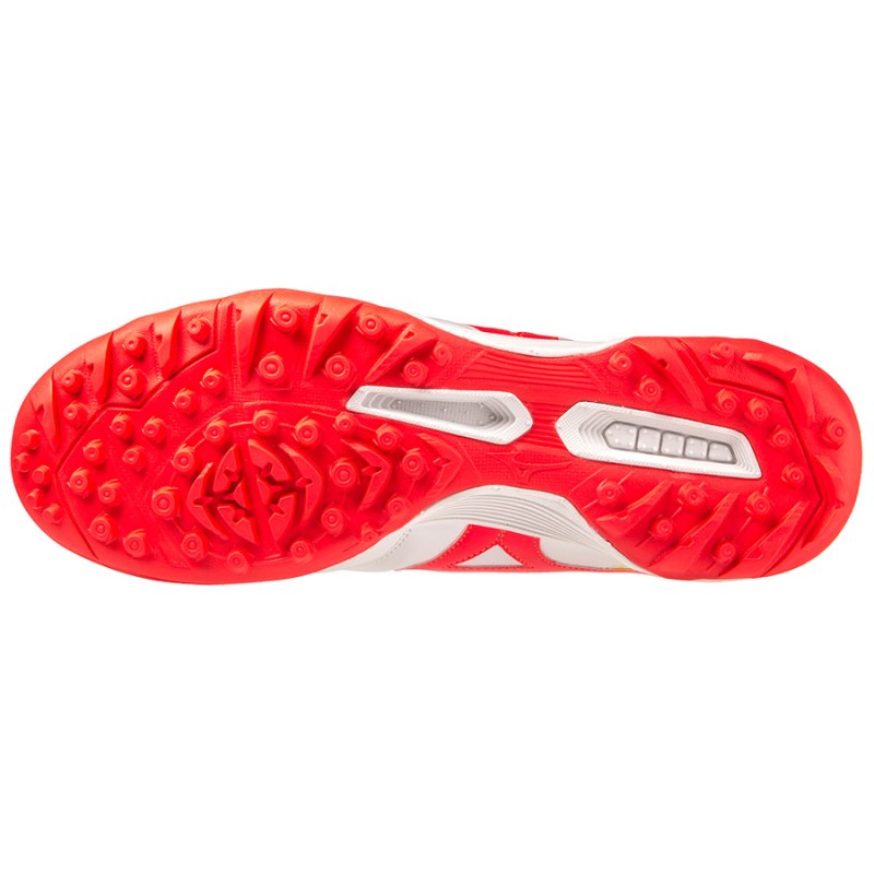 Mizuno Morelia Sala Classic TF Wit Rood Geel | NSJM4806