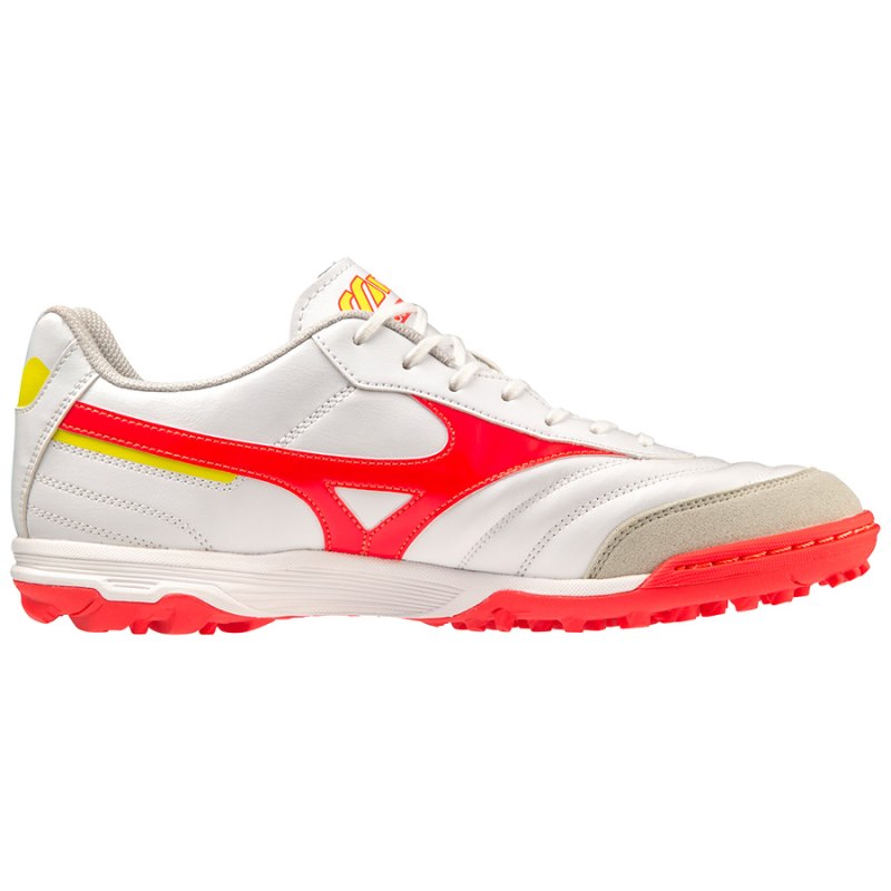 Mizuno Morelia Sala Classic TF Wit Rood Geel | NSJM4806