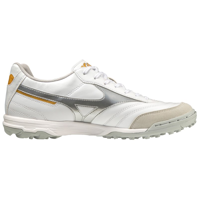 Mizuno Morelia Sala Classic TF Wit Zilver Goud | VLWJ2484