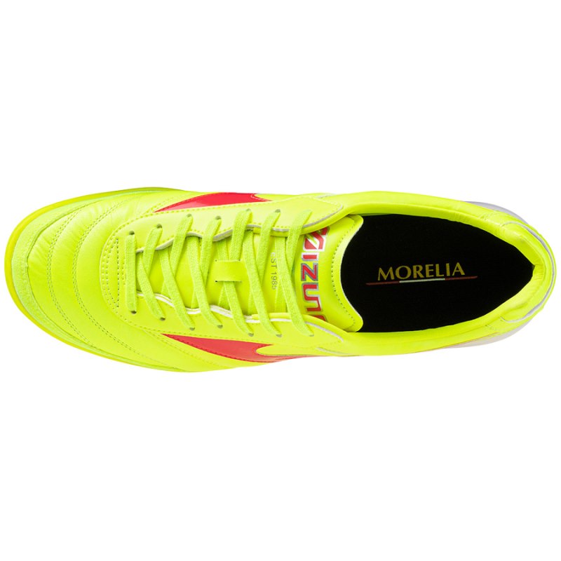 Mizuno Morelia Sala Elite TF Groen Geel Koraal Zilver | FTST6068