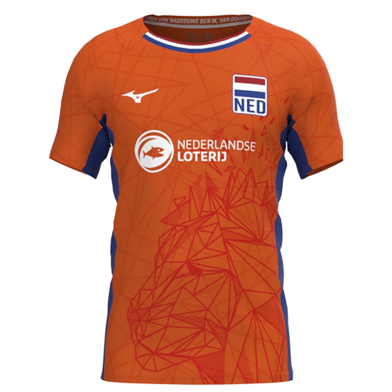 Mizuno Nevobo Volleyball Match Orange Shirt Oranje | MKJX7276