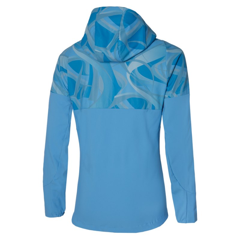 Mizuno Paris Athlete Hooded Blauw | JIWQ6933